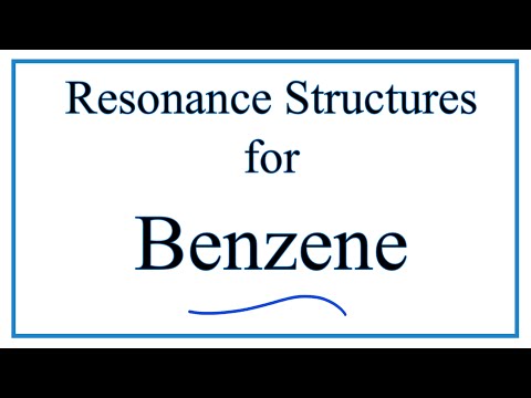 How to Draw the Resonance Structures for Benzene (C6H6)