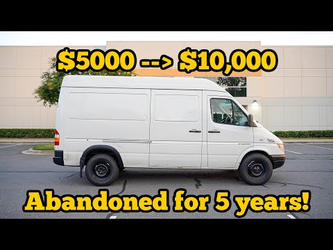 We Bought a $5000 Sprinter Van and We Have to Fix It! Will it run and drive?