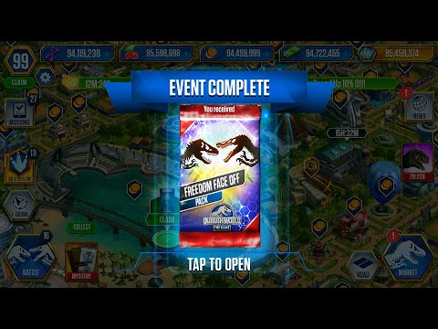 FREEDOM FACE OFF PACK INDORAPTOR Vs INDORAPTOR GEN 2 | JURASSIC WORLD THE GAME