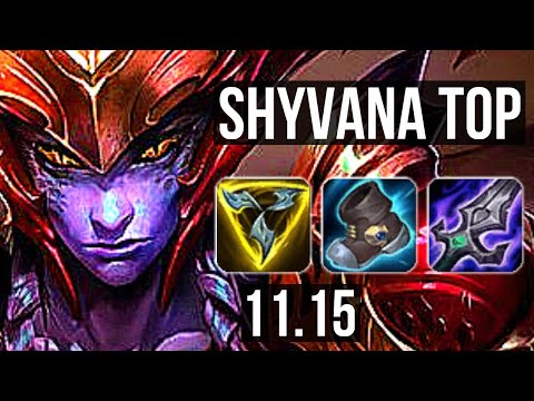 SHYVANA vs KAYLE (TOP) | 3.1M mastery, 1500+ games, 4/1/5 | EUW Master | v11.15