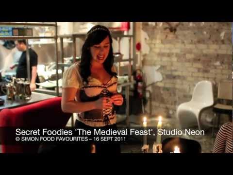 Secret Foodies 'The Medieval Feast' Studio Neon - 16 Sept 2011