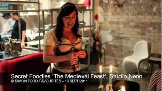 Secret Foodies 'The Medieval Feast' Studio Neon - 16 Sept 2011