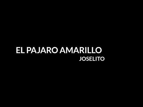 El Pajaro Amarillo Letra - Joselito