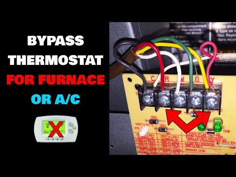 How to Jump Thermostat for Heat or AC