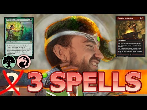 Cheating Fires! Viviens Arcbow Fires of Invention Standard MTG Arena