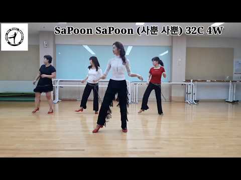 Sapoon Sapoon (사뿐사뿐) - Line Dance (Beginner) Hantos Djay - balli di Gruppo 2019 (Demo & Count)