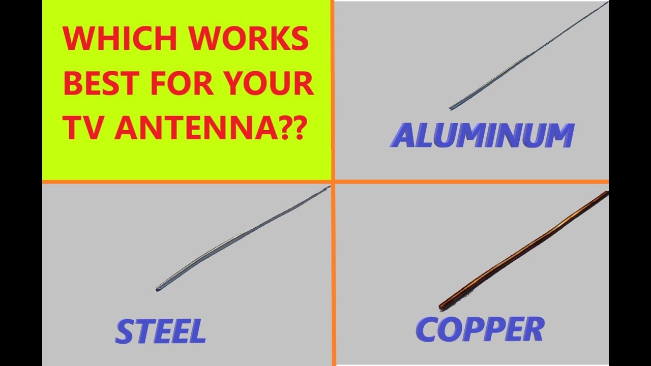 DIY TV Antenna Element- Choosing  What to Use.