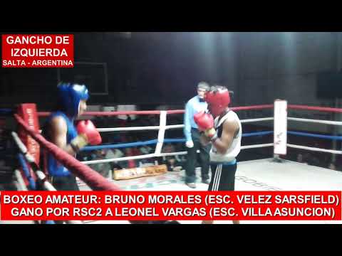 BOXEO AMATEUR DE SALTA BRUNO MORALES VS LEONEL VARGAS