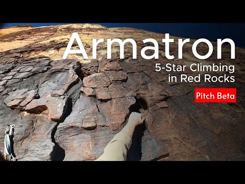 Armatron - 6 Pitches of AMAZING Rock | Red Rocks Trad Climbing