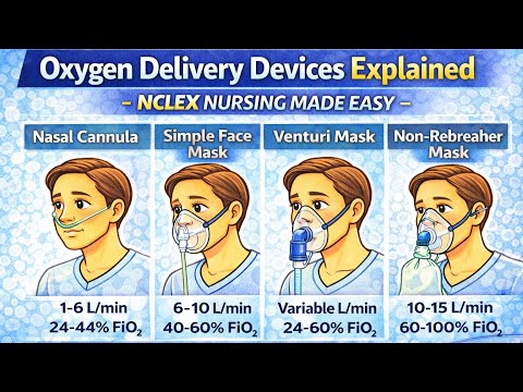 Oxygen Delivery Devices Explained Nclex Nursing Made Easy