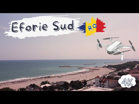 Eforie Sud, Cu drona la mare in Romania, Plaja Eforie, Lacul  Techirghiol