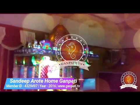 Sandeep Arote Home Ganpati Decoration Video