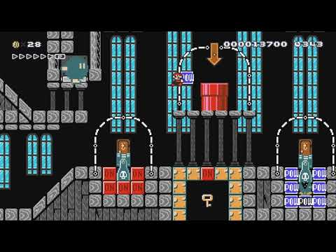 The Lost Elevator Key by Mr Moo - Super Mario Maker 2 - No Commentary 1bv 1bw