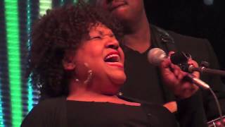 Jewel Brown performs with Milton Hopkins at Discovery Green, Houston TX