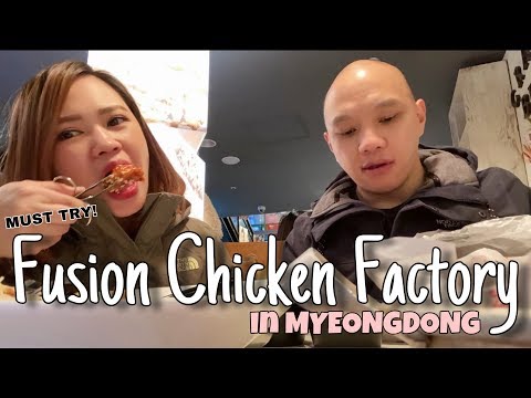 FUSION CHICKEN FACTORY | in MYEONGDONG | with BAE SUZY | Aiko Sy ♥