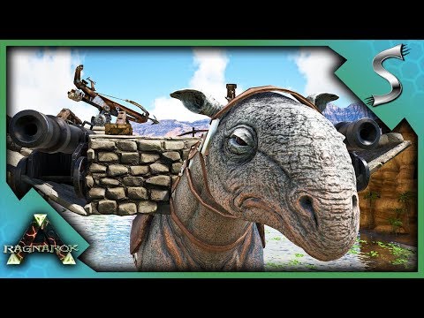 THE MOBILE WAR BASE! PARACER BREEDING & MOBILE BASE BUILDING - Ark: RAGNAROK [DLC Gameplay S3E14]
