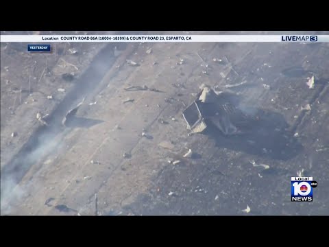 Search continues for 7 missing after explosions at California pyrotechnics company