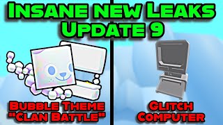 👾 GLITCH COMPUTER, BUBBLE THEME CLAN REWARDS, AND MORE - UPDATE 9 NEW LEAKS IN PET SIMULATOR 99