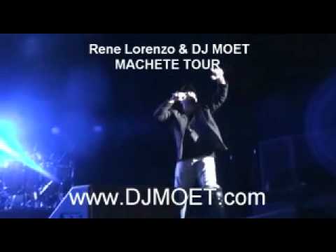 Rene Lorenzo dj Moet Machete tour