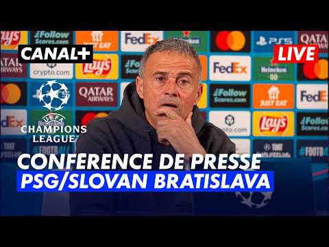 Conférence de presse avant PSG/ Slovan Bratislava