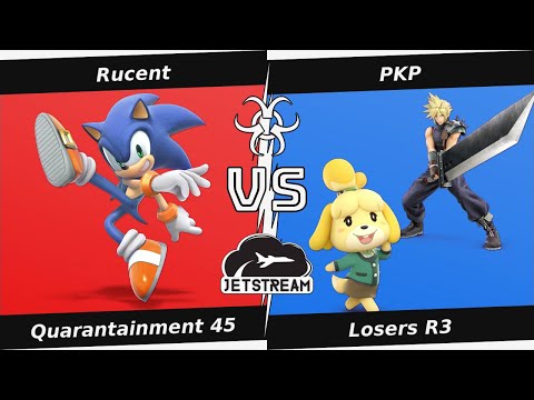 Quarantainment 45 Losers R3 - Rucent (Sonic) Vs. PKP (Isabelle, Cloud) Smash Ultimate - SSBU