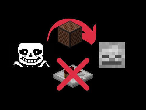 How to make Megalovania in Minecraft Note Block without Redstone repeater