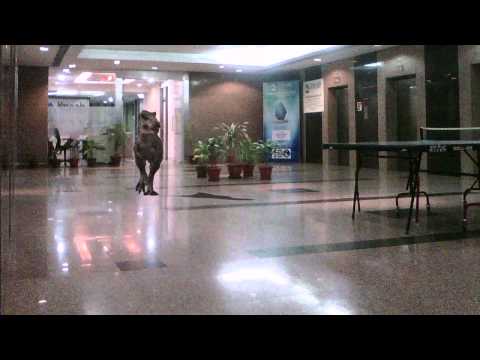 Dinosaur in My office VFX