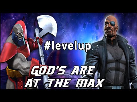 TAKING THE GOD 5* NICK TO RANK 5 ! TERRAX AT THE MAX LEVEL #MCOC #KABAM #levelupevent #nickfury