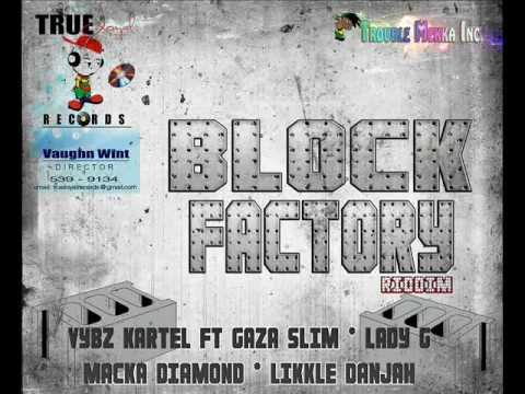 BLOCK FACTORY RIDDIM MIXX BY DJ-M.o.M VYBZ KARTEL FT GAZA SLIM, MACKA DIAMOND, LADY G& LIKKLE DANJAH