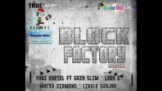 BLOCK FACTORY RIDDIM MIXX BY DJ-M.o.M VYBZ KARTEL FT GAZA SLIM, MACKA DIAMOND, LADY G& LIKKLE DANJAH