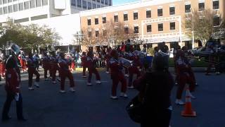 Southwest-Macon High School Band at the Christmas Parade in Macon, GA 12-6-15