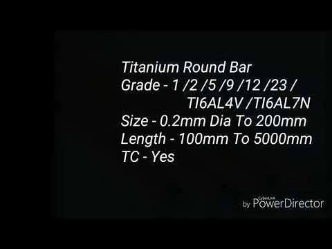 Size: 0.5mm Dia To 150mm Dia Silver Grade 1 Titanium Bar