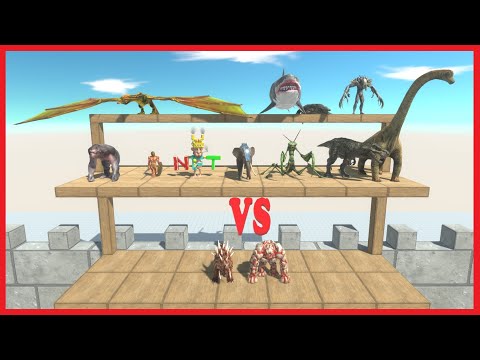 HELLHOUND & LAVA GOLEM VS EVERY BOSS - ANIMAL REVOLT BATTLE SIMULATOR