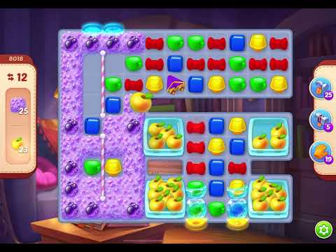 HomeScapes Level 8018 no boosters (19 moves)