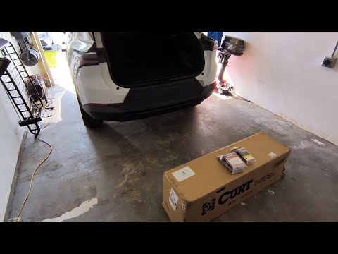 Curt hitch and wiring install on base 2025 Equinox EV LT