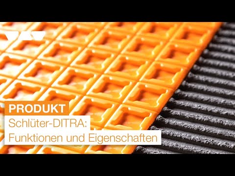 Schlüter-DITRA: Funktionen und Eigenschaften der Entkopplungsmatte für Fliesen und Natursteinplatten