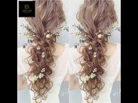 Hair style and fresh flowers ideas