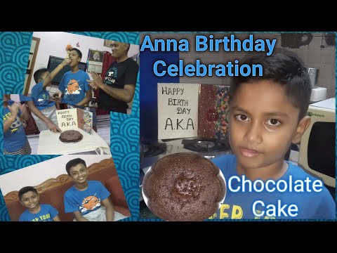 Avaneesh Birthday Celebration|Egg Chocolate Cake|cake without oven|YELLOVE BOYS|By Shravann|