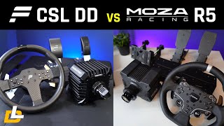 Fanatec CSL DD 5nm vs Moza R5 - Which Is The Better Beginner Bundle