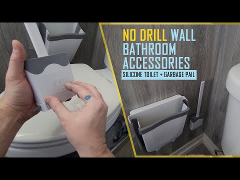 Toilet Brush Set Stand Stainless Steel