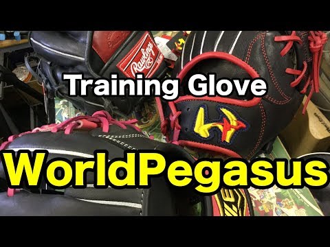 守備練習用グラブ World Pegasus Training Glove #1551 Video