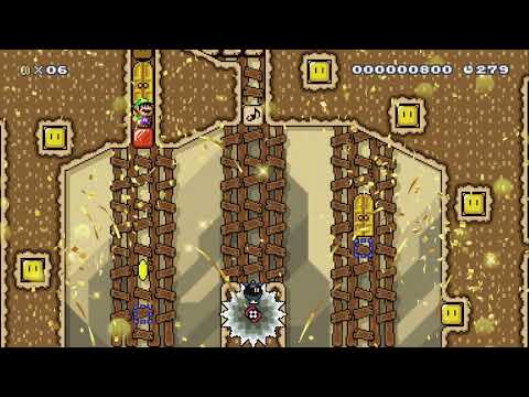 1-1: Muncher Mines by Jeffie - Super Mario Maker 2 - No Commentary 1bu