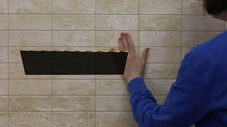 3D obkladový omyvatelný panel PVC Krémová dlaždice (955 x 480mm)