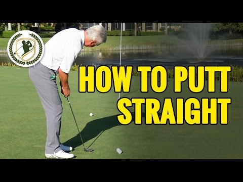 WIE MAN DEN GOLFBALL GERADE SCHLÄGT