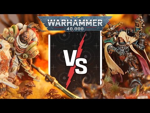 *NEW ARMY!* White Scars vs Black Legion | Warhammer 40k Battle Report