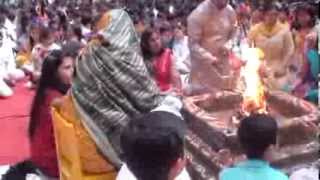 preview picture of video 'Saraswati Pooja in Bharatiya Vidya Bhavan R.K Sarda Vidya Mandir 2014'