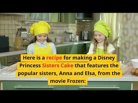 How to make a Disney Princess Sisters Cake