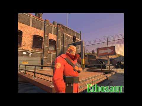 Attack of the red painis cupcake soldier and cool blu heavy