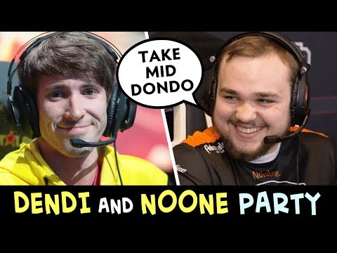 NOONE gives mid to DENDI — best mid CIS and LEGEND in party MMR