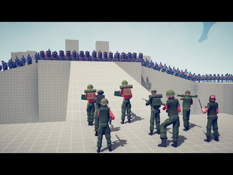 US ARMY (VIETNAM WAR ERA ) vs 200x UNITS - TABS - Totally Accurate Battle Simulator